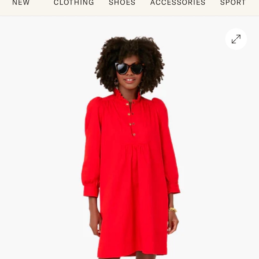 Pomander Place Red Claiborne dress - Picture 3 of 5